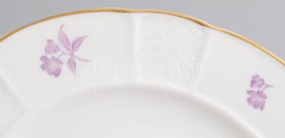 Rosenthal 10 személyes süteményes tányér garnitúra, jelzett, d: 15,5 cm