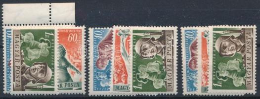 1950 Béke (III.) 3 db sor (15.000)