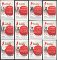 "Igazi Büszkeségek" magyar olimpikon kártyák, 12 db