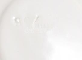 Herendi kék virágmintás csésze alátéttel. Jelzett, d: 14,5 cm