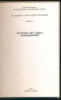 Alt-Wenden oder Ungarn-Ordnungsbüchlein. Herausegeben von Hans-Günther Schalenberg. Band 45. Aachen,...
