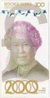 Redonda-szigetek 2019. 200P fantázia bankjegy T:UNC Redonda Islands 2019. 200 Pounds fantasy banknote C:UNC