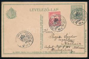 1916 Díjjegyes díjkiegészített levelezőlap tábori posta címre küldve "IV. KÁROLY KIRÁLY KORONÁZÁSA NAPJÁN"