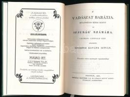 Kovásznai Kováts István: A vadászat barátja. Bp., 1993, MAVAD. 1829-es kiadás reprint kiadása. Kiadó...