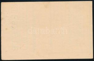 1933 Alsógödi Biológiai Kutatóállamos kertészete céges nyomtatvány Arcképek 2f bérmentesítéssel