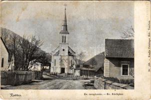 Ruttka, Vrutky; Evangélikus templom tér. Feitzinger Ede Nr. 788. / church square (fl)