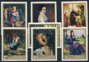 1966 Festmények (I.) vágott sor (4.500)