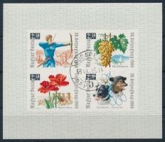1966 Bélyegnap (39.) vágott blokk (5.500)