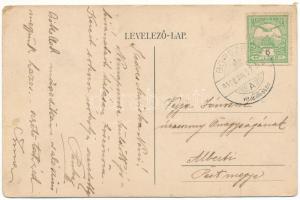 1910 Borszék, Borsec; Főkúthoz vezető út, újtemplomhoz vezető erdei út, Cziffra villa. Radó Jenő és ...