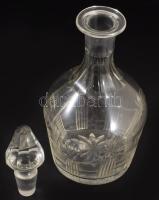 cca 1900-1920, dugós italos üveg, m: 21 cm