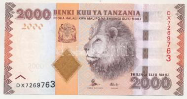 Tanzánia 2015. 2000Sh "DX7269763" T:UNC Tanzania 2015. 2000 Shilling "DX7269763" C:UNC Krause P#42b