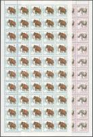 1990 Ősállatok teljes ívsor (37.500)