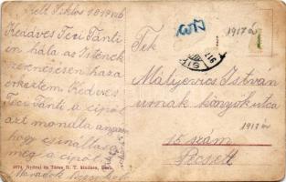 1917 Léva, Levice; Schoeller-kastély. Nyitrai és Társa R.T. kiadása / castle (Rb)