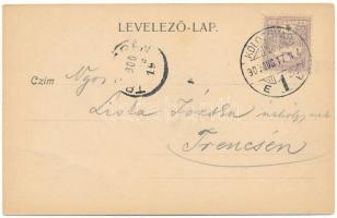 1900 Kolozsvár, Cluj; Babos palota, üzletek, Phönix biztosító, Szent Mihály templom, piac, Siketnémá...