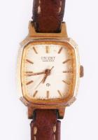 Orient női karóra, kvarc, karcos, szíjjal, 2x2 cm