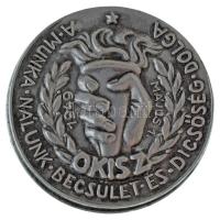 1949. "A munka nálunk becsület és dicsőség dolga - 1949. május 1. - OKISZ (Magyar Iparszövetség) Al jelvény "Ludvig Bp." gyártói jelzéssel (42mm) T:AU,XF