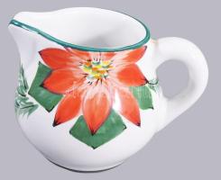 Herend Pottery karácsonyi stílusú 7 rész4s szervírozó szett, közte fenyőfa alakú kínáló h: 39 cm