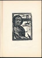 Perei Zoltán (1913-1992): Magyar írók. 37 eredeti fametszet. Fametszet, papír. JEgy kivételével mind...