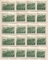 1952 20 db Vasutasnap sor (10.000)