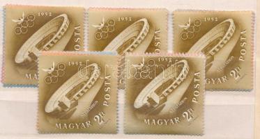 1952 Olimpia (I.) - Helsinki 5 db sor (12.500)