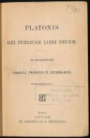 Platonis rei publicae libri decem. Ex recognitione Caroli Friderici Hermanni. Lipsiae, 1906, in Aedi...