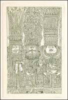 Kass János (1927-2010): Háromkirályok. Rézkarc, papír, jelzés nélkül. 15x10 cm