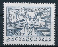 1998 Jendrassik György bélyeg az ismert lemezhibával