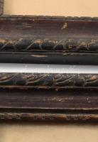 Harci kutya bronz szobra, részletgazdag kidolgozású, 11x5,5 cm