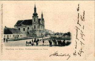 1898 Turany, Turas (Brno, Brünn); Wallfahrtskirche. Verlag Ascher &amp; Redlich / pilgrimage church
