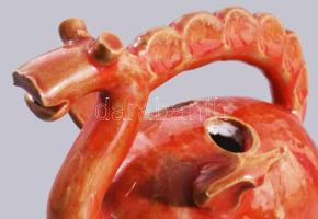 Andresz János: Sárkány. Jelzett, hibátlan, 15x14 cm