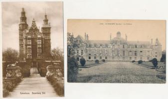 21 db RÉGI külföldi város képeslap, vegyes minőség / 21 pre-1945 foreign town-view postcards, mixed ...