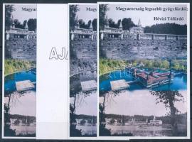 2023/03 Hévíz 4 darabos emlékív garnitúra (30.000)