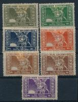 1923 7 db lengyel kötvénybélyeg