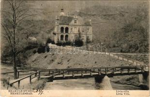 1908 Herkulesfürdő, Baile Herculane; Lívia villa / villa (EK)