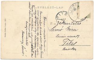 Lippa, Lipova; József főherceg szálloda, kávéház és étterem. Zeitler Lajos kiadása / hotel, café and...