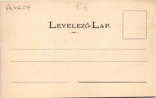 Lesce-Bled, vasútállomás, templom a szigeten. Fénynyomat Divald műintézetéből / railway station with...