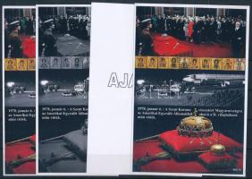 2024/01 A Szent Korona hazahozatala 4 darabos emlékív garnitúra (30.000)