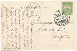 1909 Homoródfürdő, Homoród-fürdő, Baile Homorod; Homoród-Hévíz, iskola. Brassói Lapok kiadása / scho...