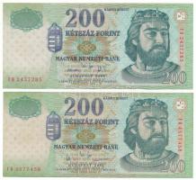 2003. 200Ft "FB" + 2005. 200Ft "FB" T:F