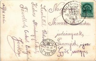 1940 Szilágysomlyó, Simleu Silvaniei; Báthory vár / castle. Burkos photo + "1940 Szilágysomlyó ...