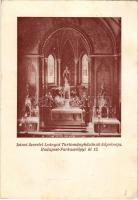 1948 Budapest XII. Széchenyi-hegy, Isteni Szeretet Leányai Tartományházának kápolnája, belső. Farkasvölgyi út 12. (EB)