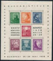 1938 Eucharisztikus blokk (kis törések) (10.000)