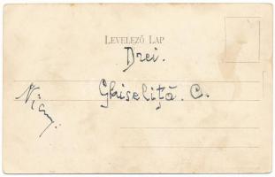 Nagyjécsa, Grossjetscha, Iecea Mare; Községháza. Bosch Fülöp kiadása / Gemeindehaus / town hall (EK)