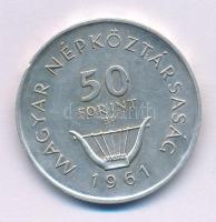 1961. 50Ft Ag "Liszt Ferenc" (19,90g/0.750/34mm) T:AU patina Adamo#EM8, Krause KM#559
