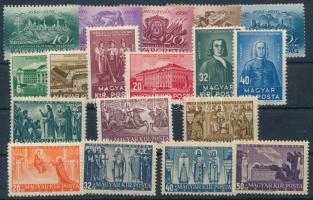 1936-1938 Budavár, Debrecen sor + Szent István blokkból kitépett bélyegek (8.000)
