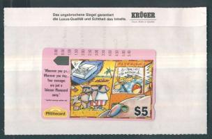 Ausztrália 1994 Képregények-Üzenetrögzítő 5$ használatlan telefonkártya