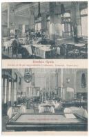 Temesvár, Timisoara; Józsefváros, Gombás Gyula Korona és Royal nagyszállodája, kávéház, étterem, belső / Iosefin, hotels, café, restaurant, interior (fl)