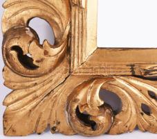 Blondel tükör. 19. sz. második fele, fózolt tükörrel, kis sérüléssel, cca 100x60 cm /// KIZÁRÓLAG SZ...