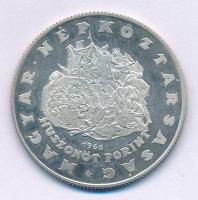 1966. 25Ft Ag "Zrínyi Miklós" (11,94g/0.640/32mm) T:AU kis patina Adamo#EM17, Krause KM#567