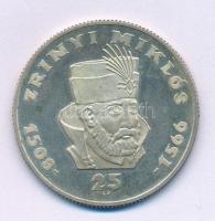 1966. 25Ft Ag "Zrínyi Miklós" (11,94g/0.640/32mm) T:AU kis patina
Adamo#EM17, Krause KM#5...